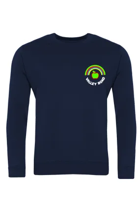 Valley Road Community Primary School Navy Sweatshirt (Nursery - Year 4)