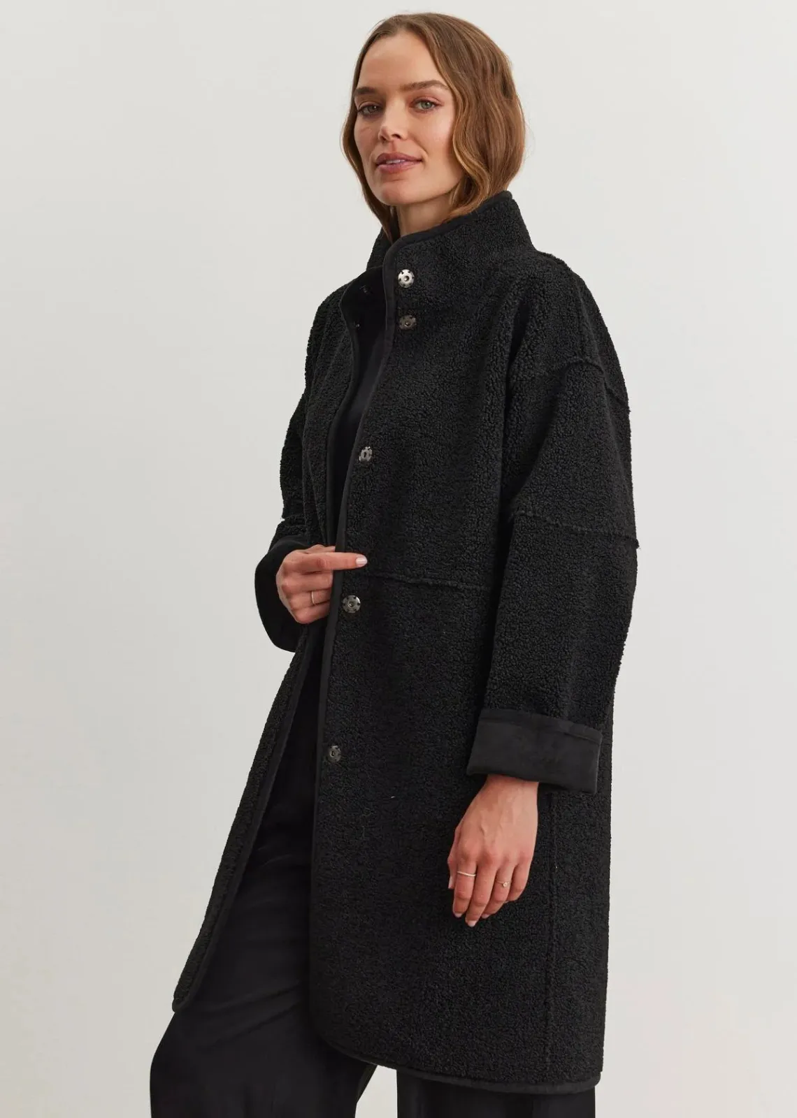 Velvet Cara Lux Sherpa Coat