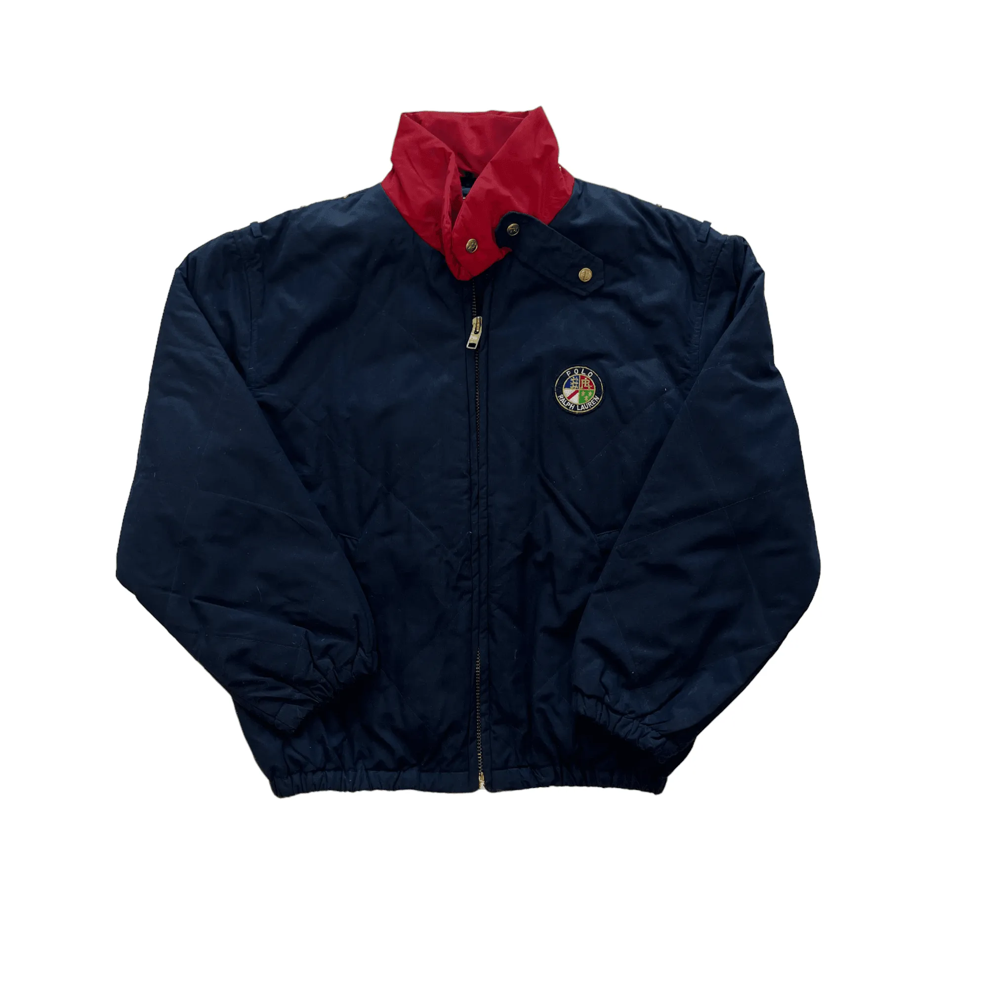 Vintage 90s Navy Blue Polo Ralph Lauren Jacket - Medium