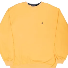 VINTAGE NAUTICA YELLOW SWEATSHIRT 1990S LARGE