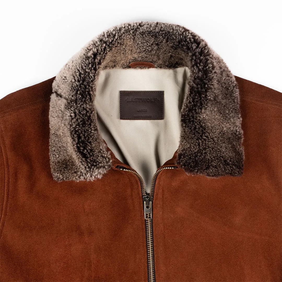 VOYAGEURS NORDIC BOMBER JACKET - MAPLE BROWN