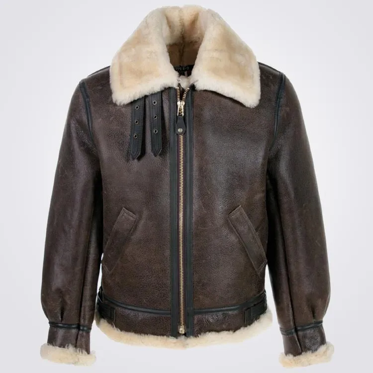 WWII Classic B-3 Sheepskin Bomber Jacket