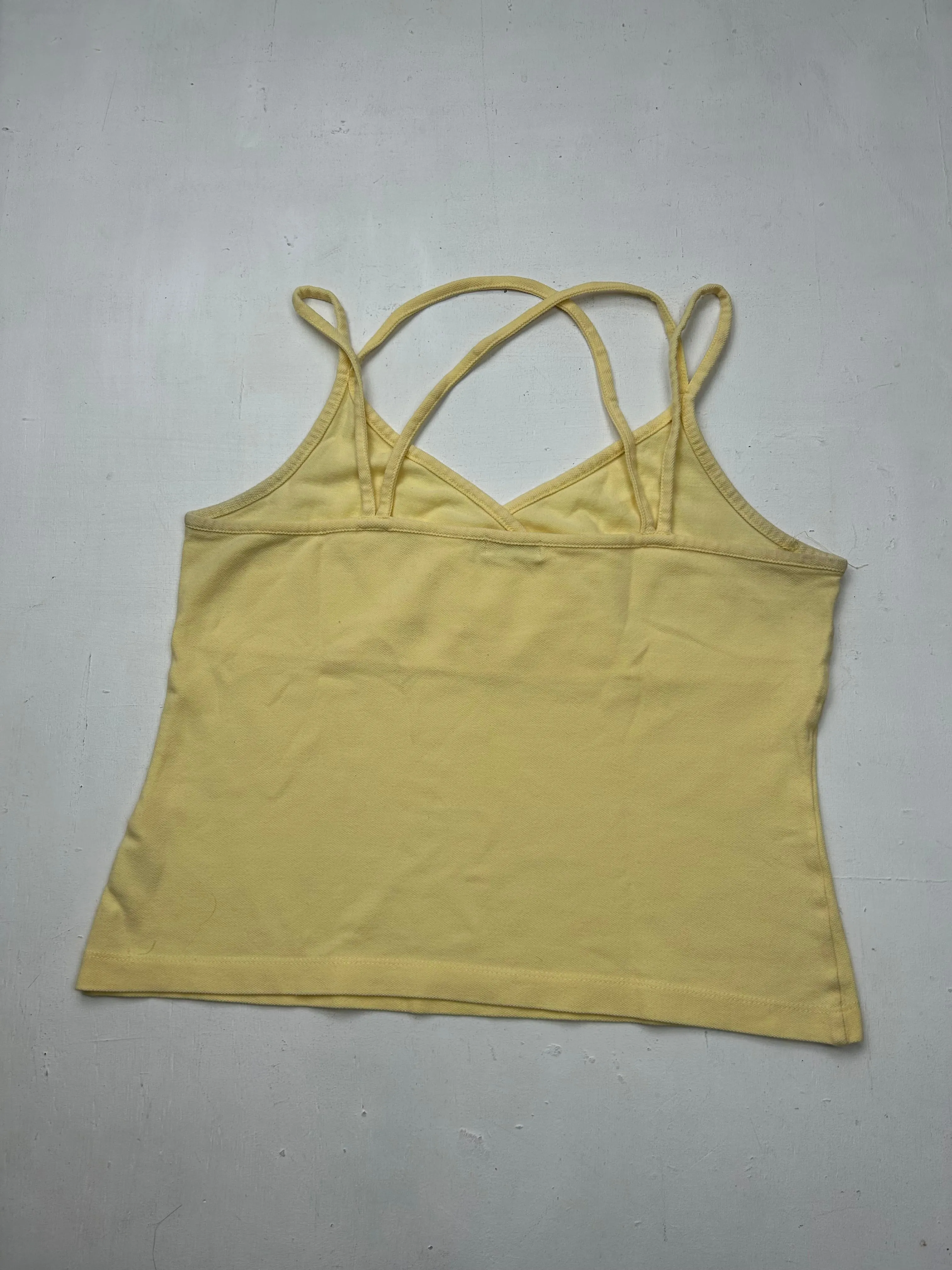 Yellow stretchy cami top (M/L)